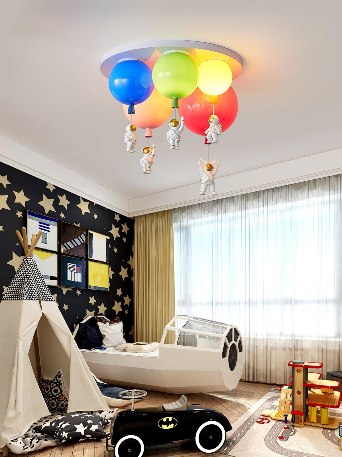 Lumanelle Deckenleuchte Astronaut Glossy Balloon für Kinderzimmer