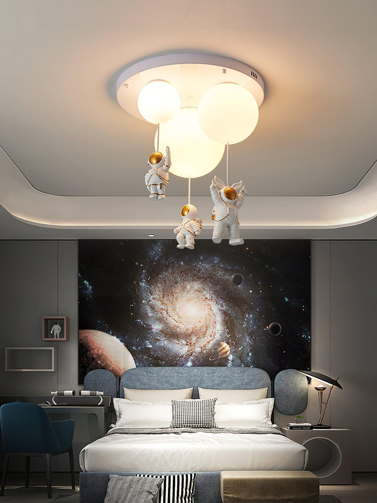 Lumanelle Deckenleuchte Astronaut Glossy Balloon für Kinderzimmer