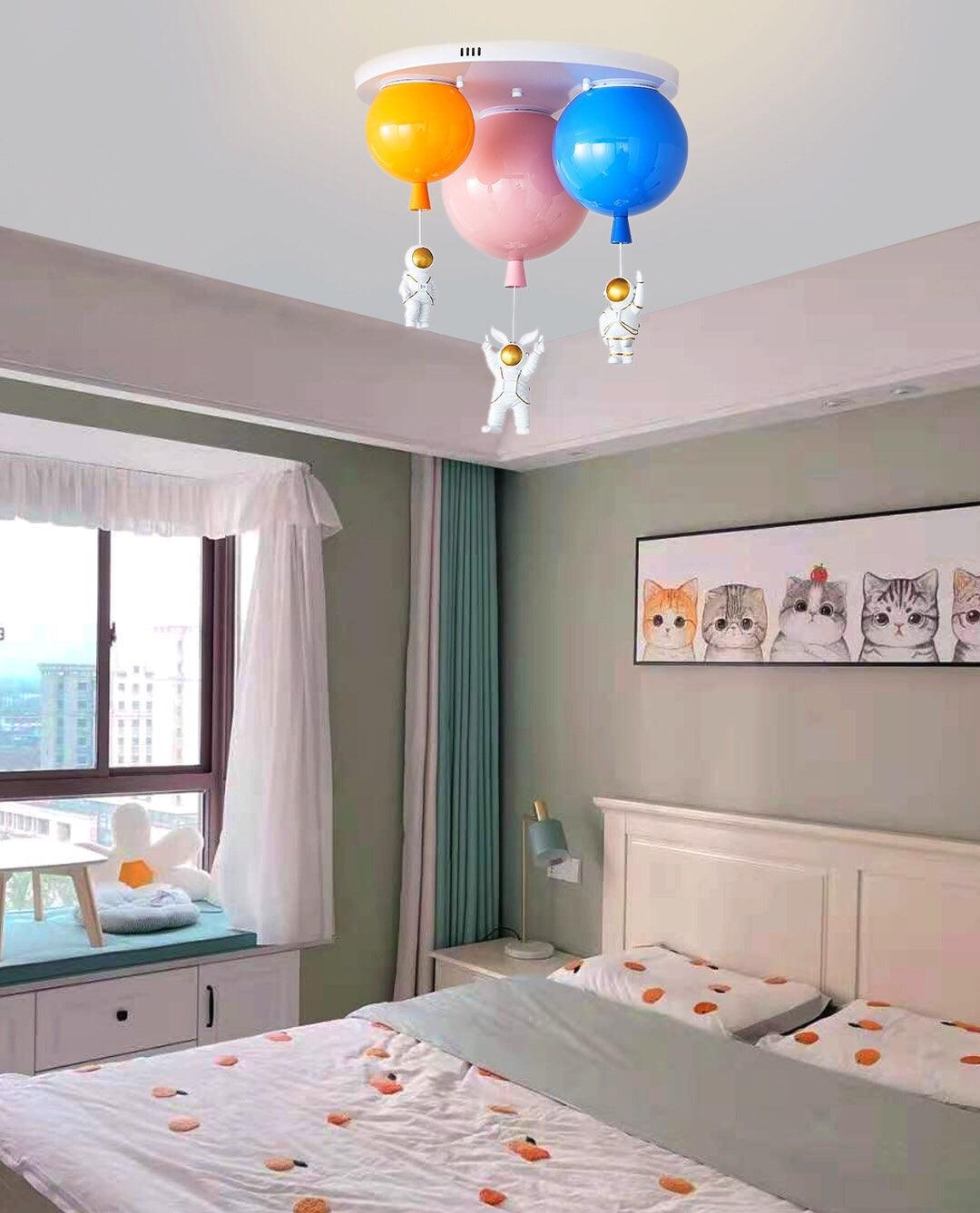 Lumanelle Deckenleuchte Astronaut Glossy Balloon für Kinderzimmer