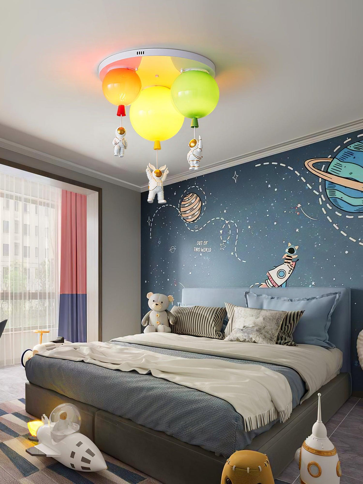 Lumanelle Deckenleuchte Astronaut Glossy Balloon für Kinderzimmer