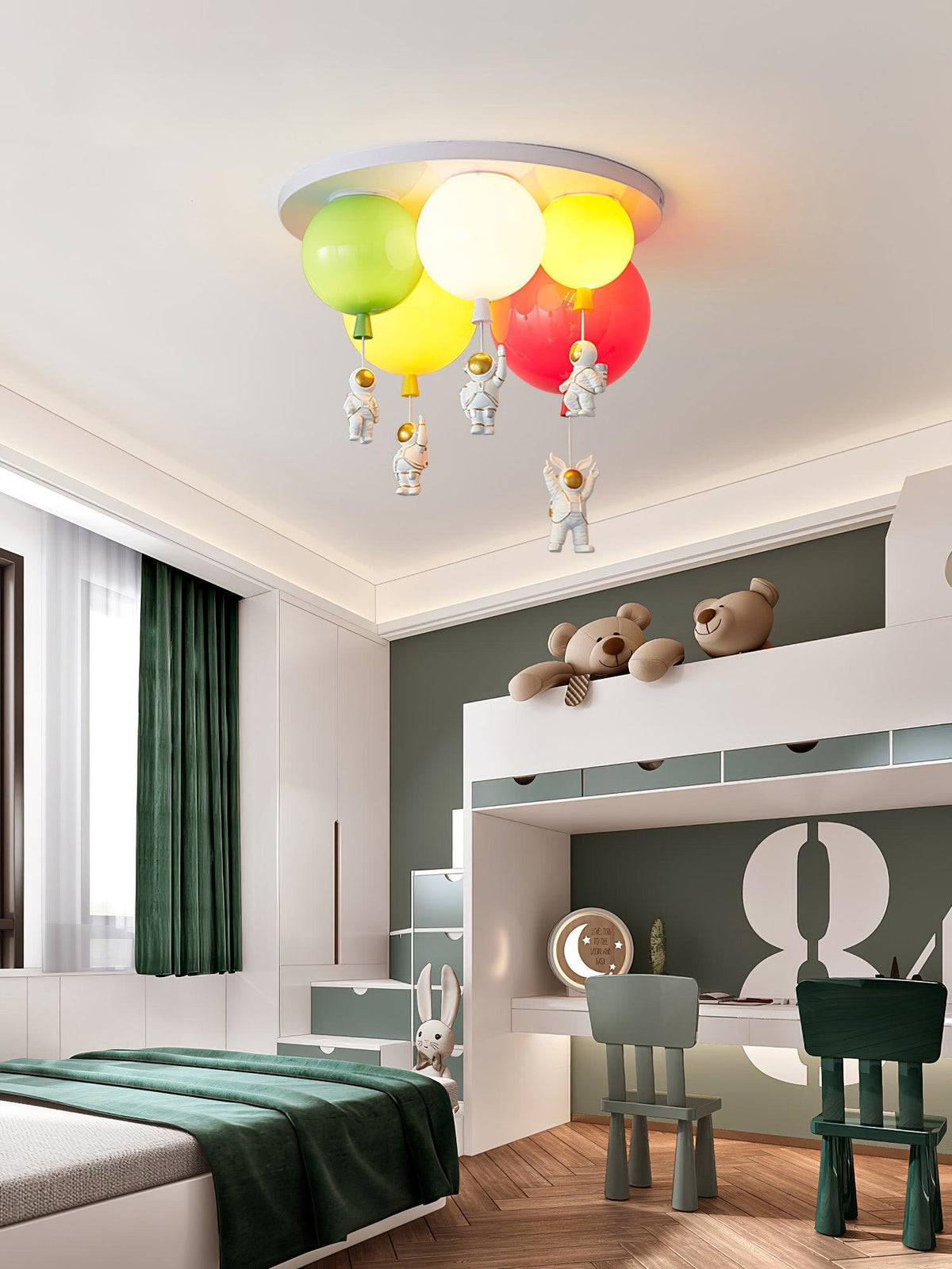 Lumanelle Deckenleuchte Astronaut Glossy Balloon für Kinderzimmer