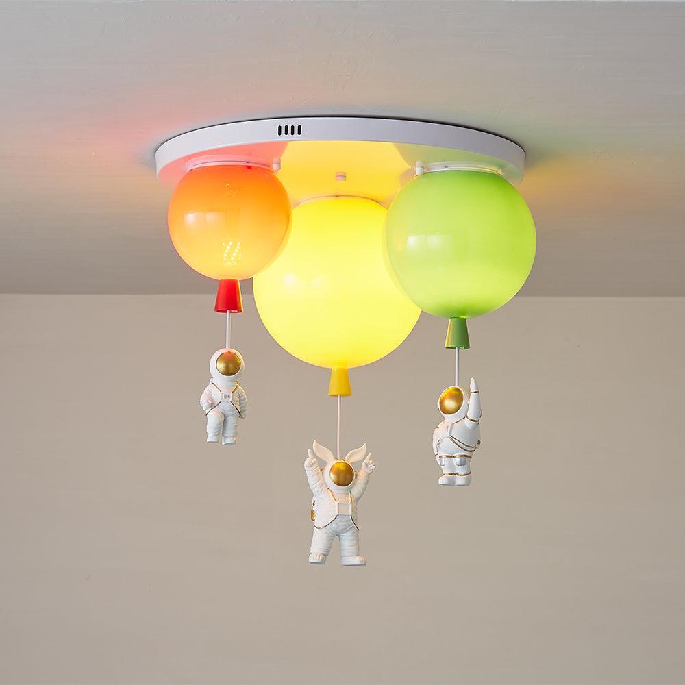 Lumanelle Deckenleuchte Astronaut Glossy Balloon für Kinderzimmer