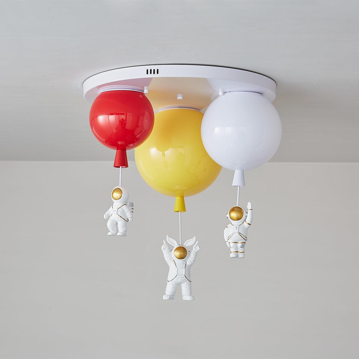 Lumanelle Deckenleuchte Astronaut Glossy Balloon für Kinderzimmer