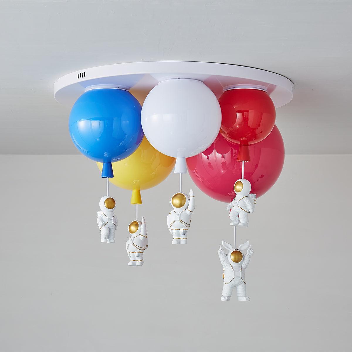 Lumanelle Deckenleuchte Astronaut Glossy Balloon für Kinderzimmer
