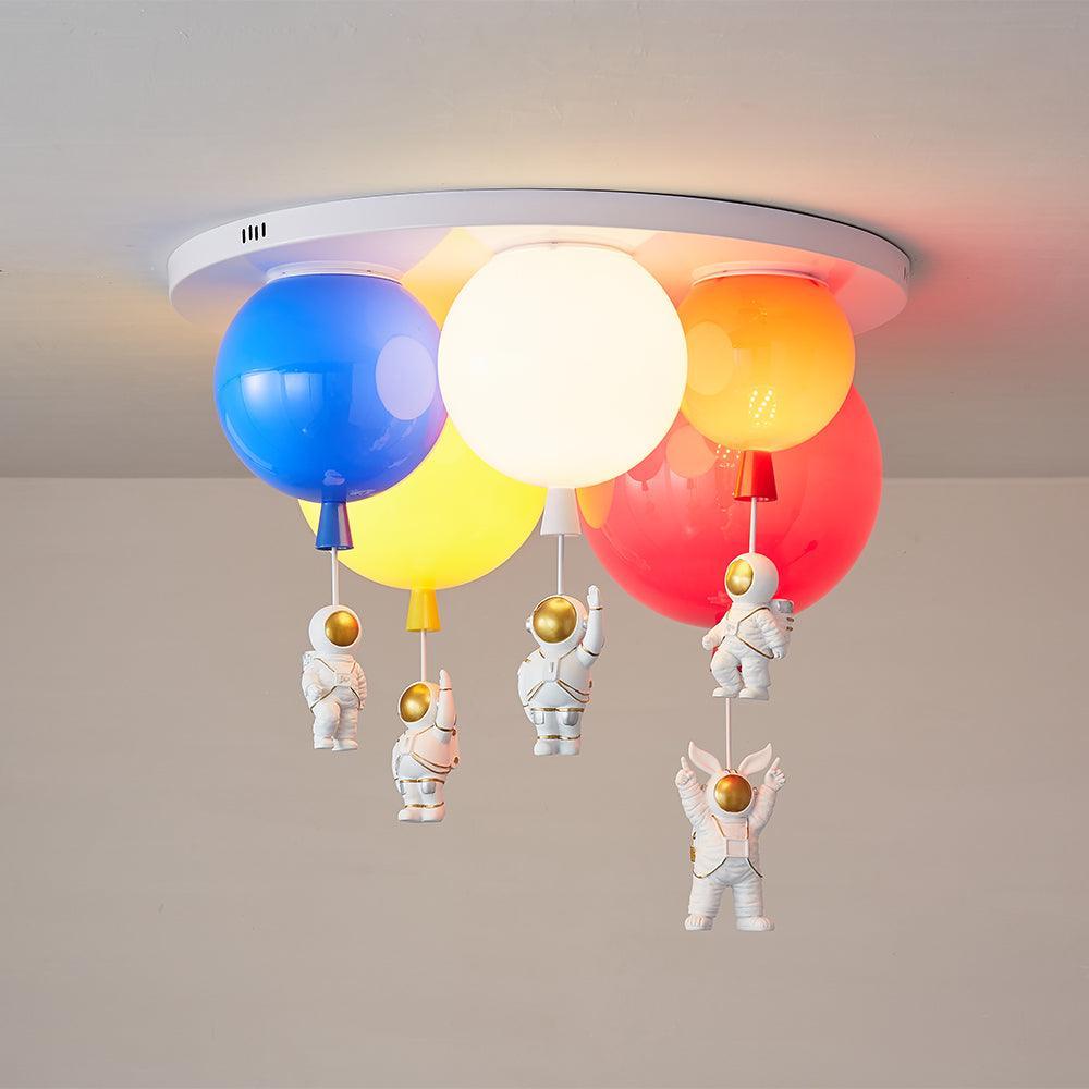 Lumanelle Deckenleuchte Astronaut Glossy Balloon für Kinderzimmer