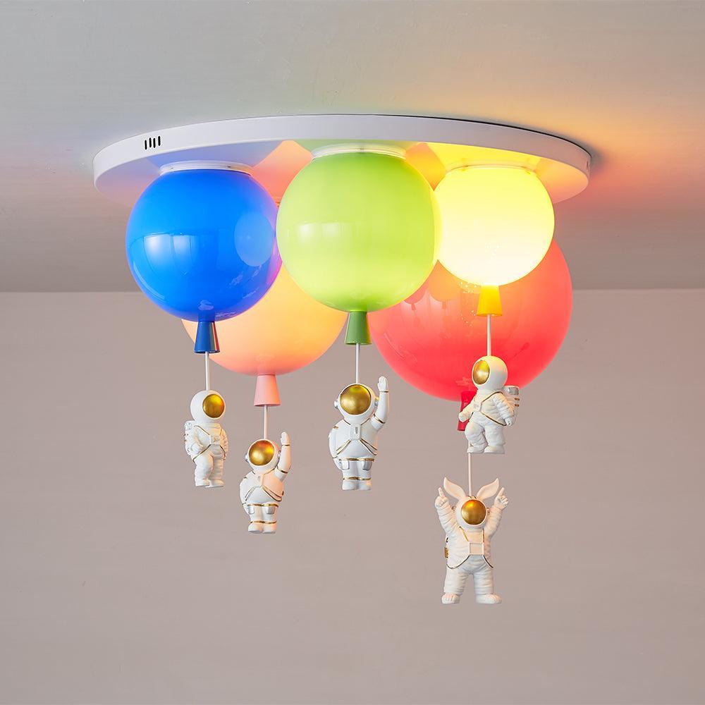 Lumanelle Deckenleuchte Astronaut Glossy Balloon für Kinderzimmer
