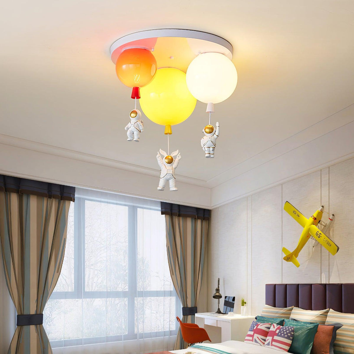 Lumanelle Deckenleuchte Astronaut Glossy Balloon für Kinderzimmer