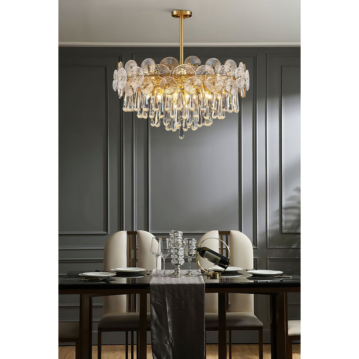 Caeluvyo Kronleuchter Postmodern Luxus Eleganz Kristall
