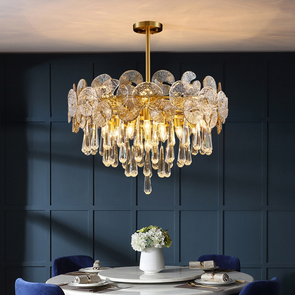 Caeluvyo Kronleuchter Postmodern Luxus Eleganz Kristall