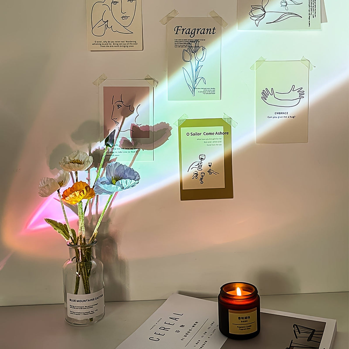 Solarece Kristall-Minimalistische Tischleuchte