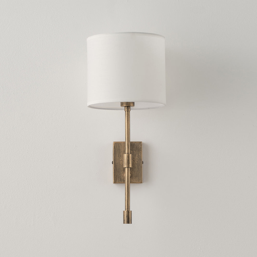 Eirikuvyo moderne minimalistische Metall-Stoff-Wandleuchte