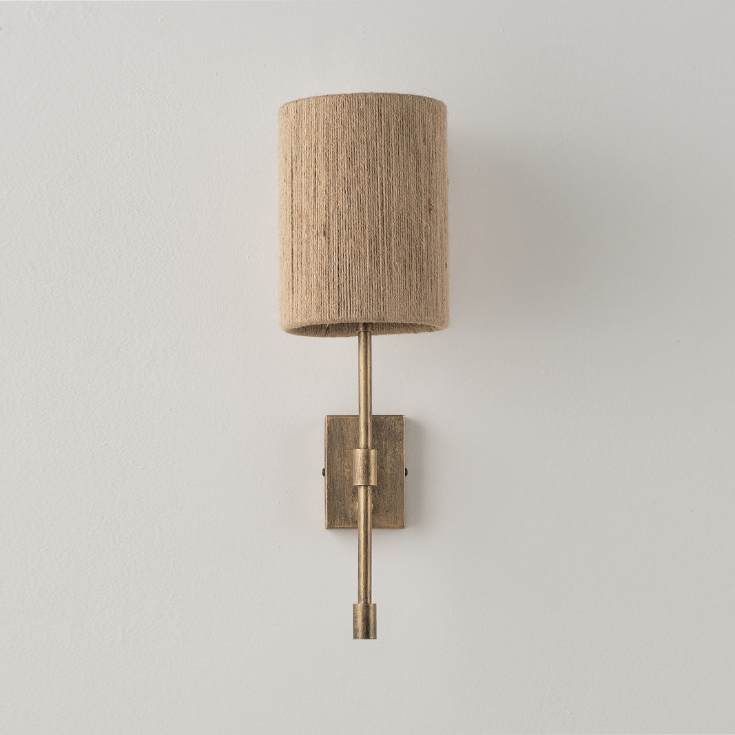 Eirikuvyo moderne minimalistische Metall-Stoff-Wandleuchte