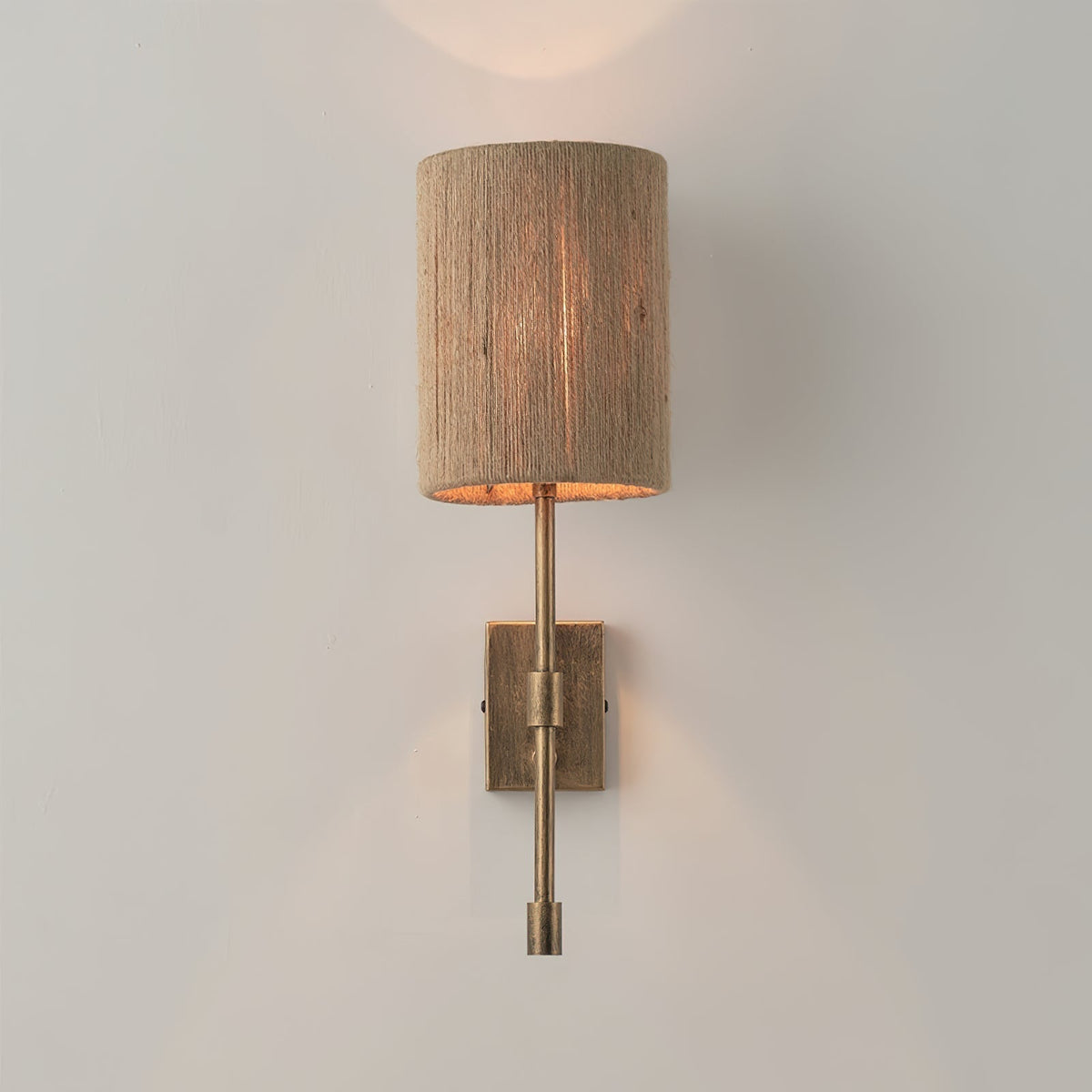 Eirikuvyo moderne minimalistische Metall-Stoff-Wandleuchte