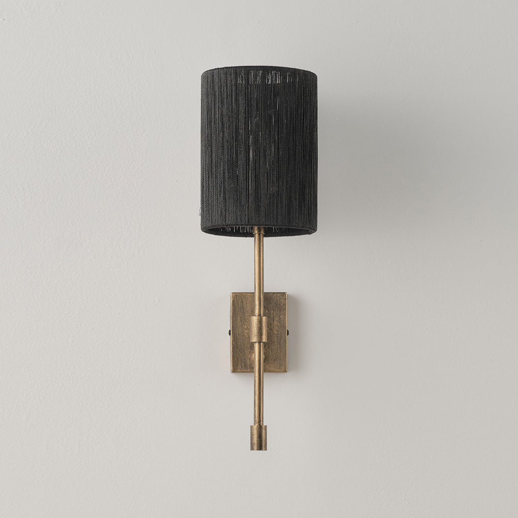 Eirikuvyo moderne minimalistische Metall-Stoff-Wandleuchte