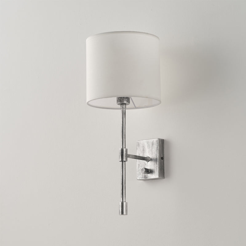 Eirikuvyo moderne minimalistische Metall-Stoff-Wandleuchte
