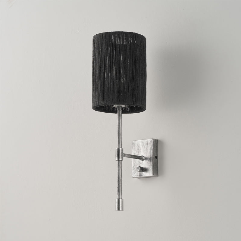Eirikuvyo moderne minimalistische Metall-Stoff-Wandleuchte