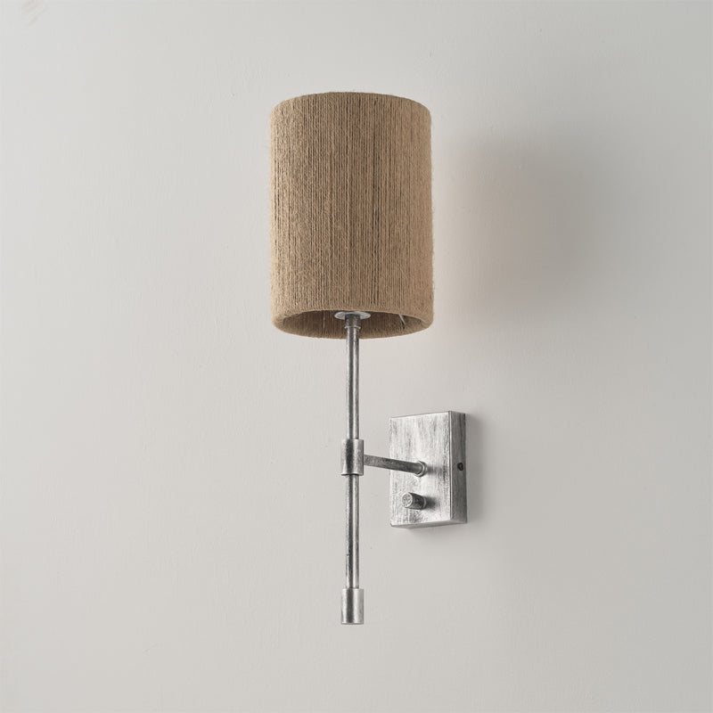 Eirikuvyo moderne minimalistische Metall-Stoff-Wandleuchte
