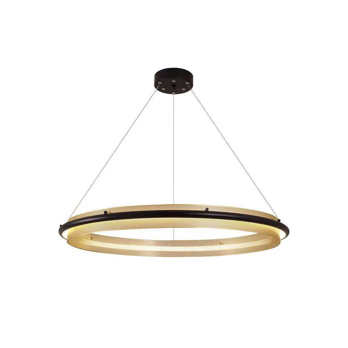 Himinuvyo Kronleuchter zeitgenössische minimalistische Kronleuchte mit integrierter LED