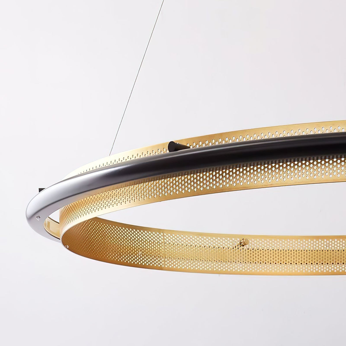 Himinuvyo Kronleuchter zeitgenössische minimalistische Kronleuchte mit integrierter LED