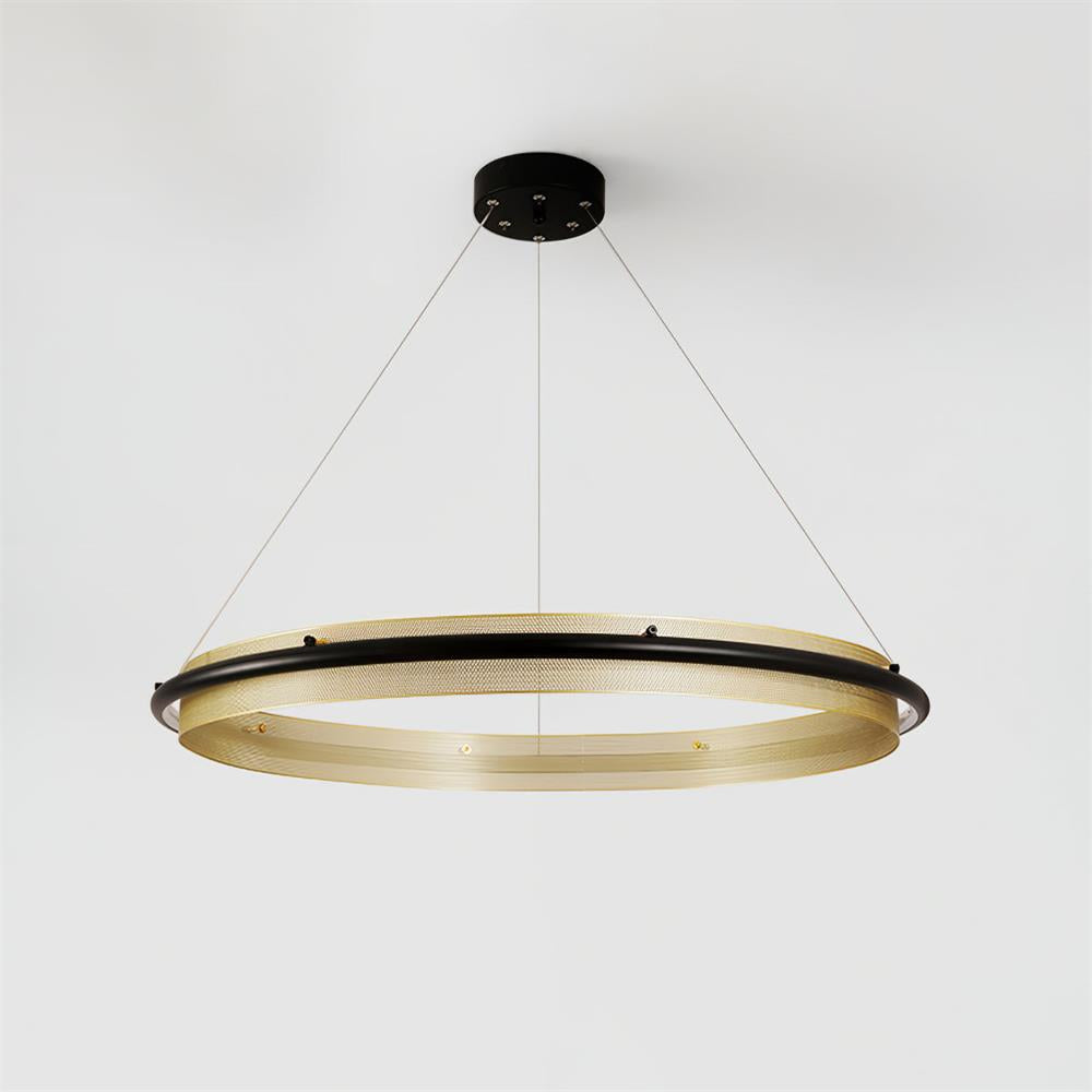 Himinuvyo Kronleuchter zeitgenössische minimalistische Kronleuchte mit integrierter LED
