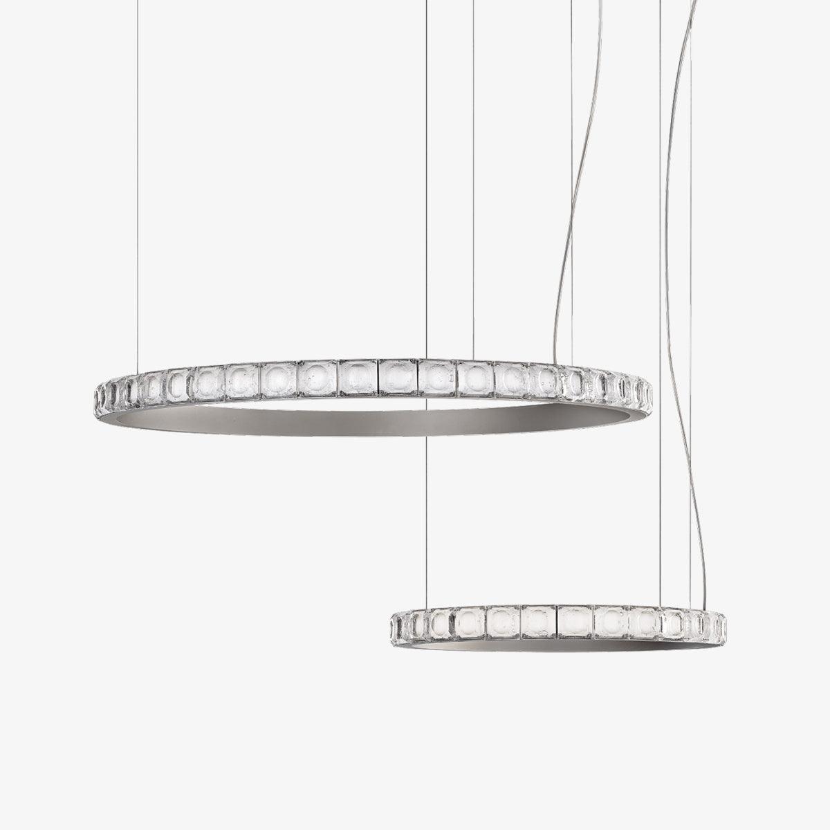 Avzorion zeitgenössischer minimalistischer Kronleuchter aus Glas