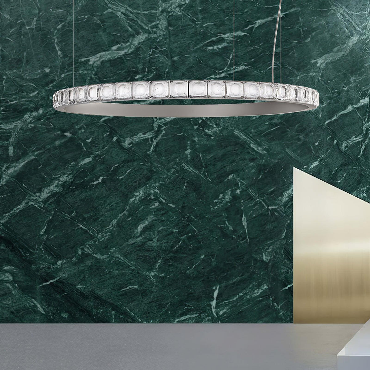 Avzorion zeitgenössischer minimalistischer Kronleuchter aus Glas