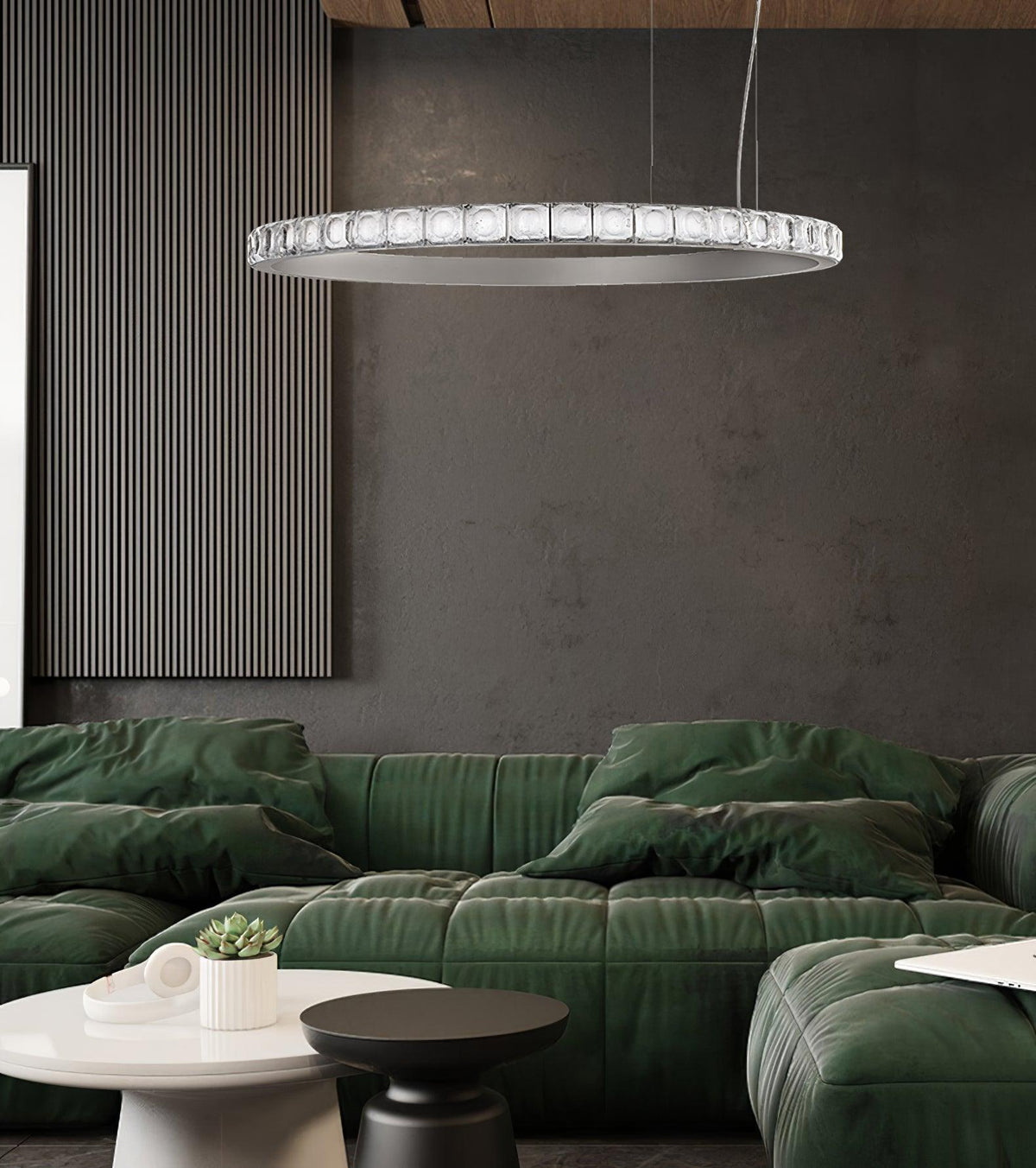 Avzorion zeitgenössischer minimalistischer Kronleuchter aus Glas