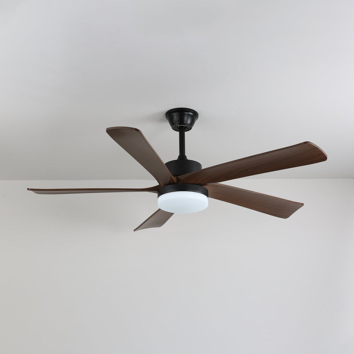 Eryndor Moderner Deckenventilator mit Beleuchtung aus Holz