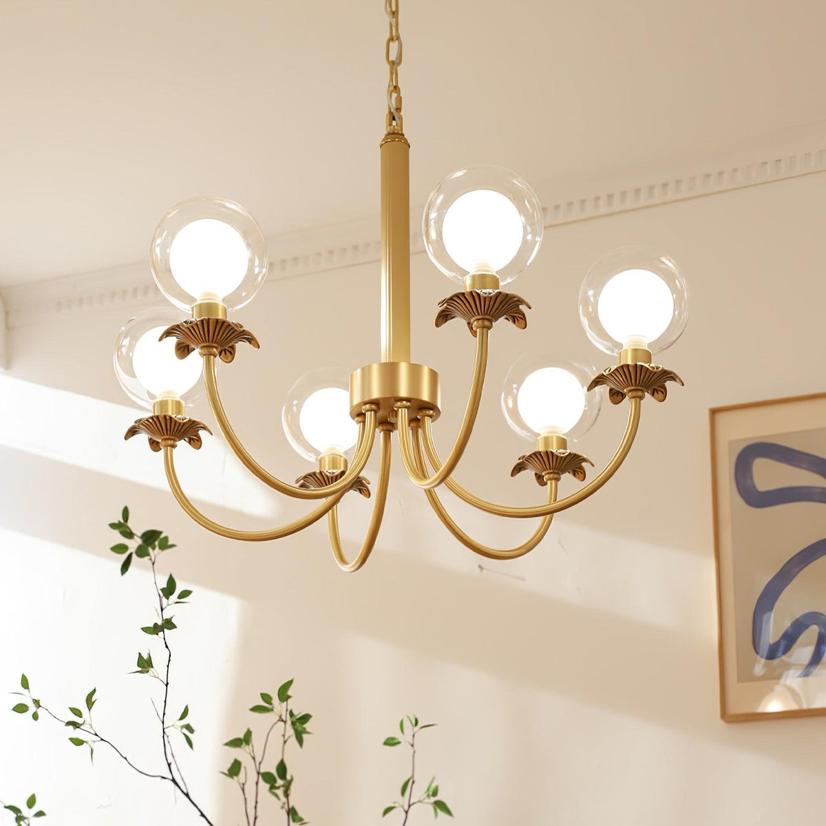 Crown Kronleuchter Classic Glas