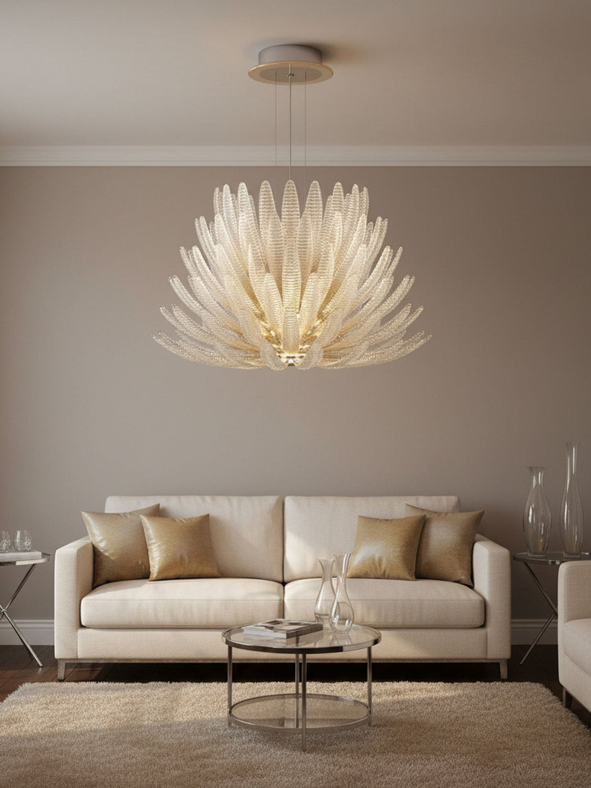 Valerio Aurelia Kronleuchter aus Glas Petal