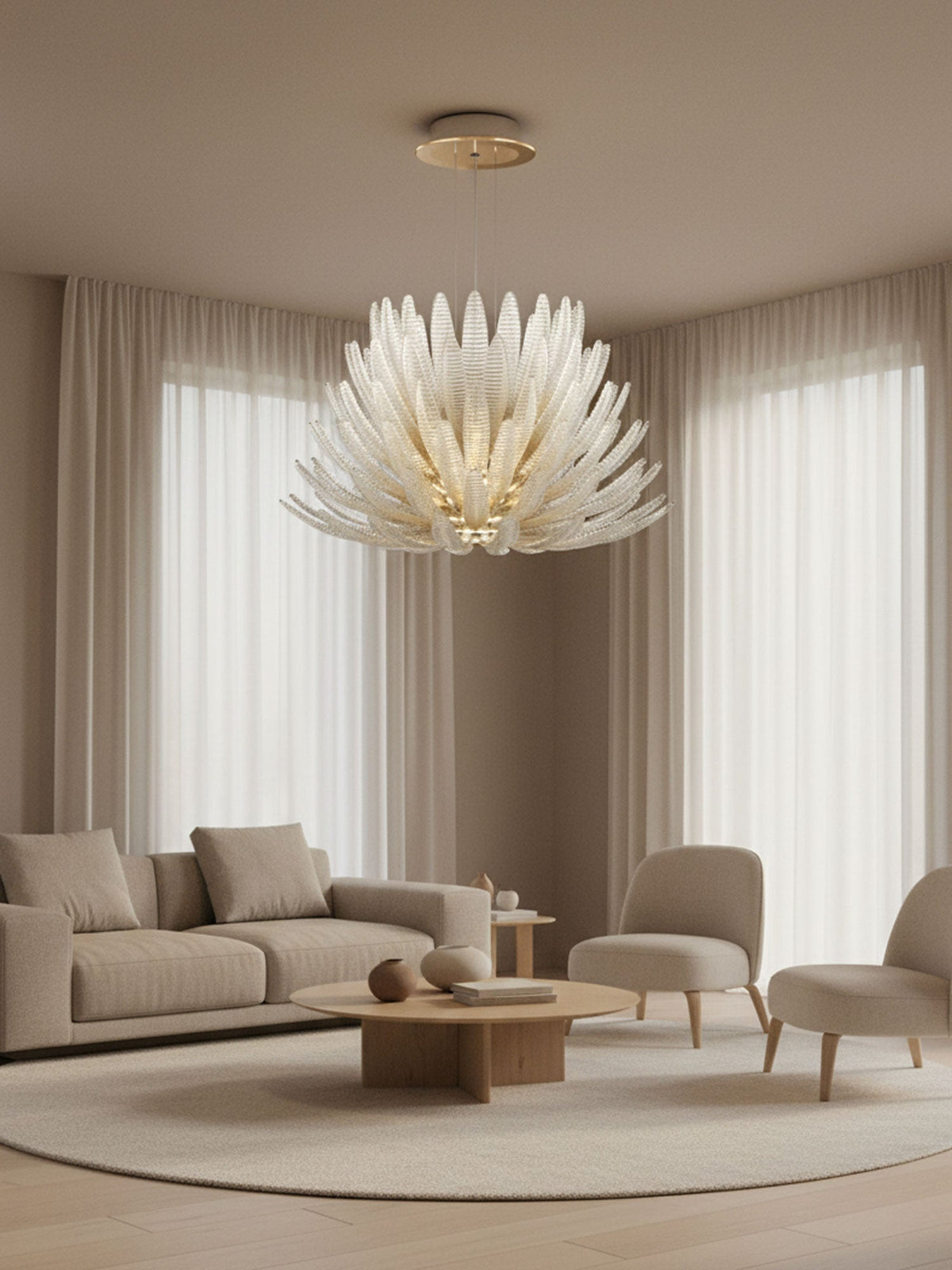 Valerio Aurelia Kronleuchter aus Glas Petal