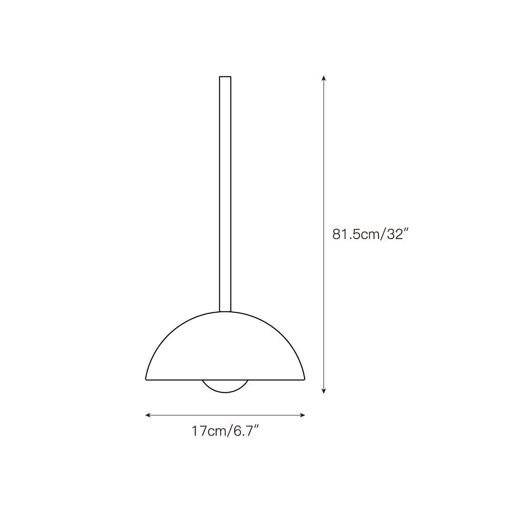 Eronex zeitgenössische minimalistische Eleganz Pendelleuchte aus Messing mit Glaskolben