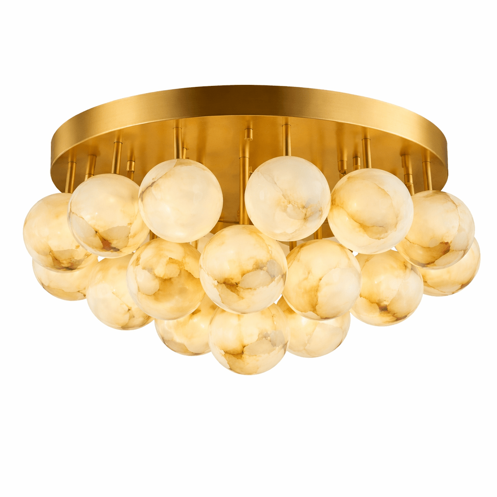 Renereon Kronleuchter Cloudstone mit Kugeln