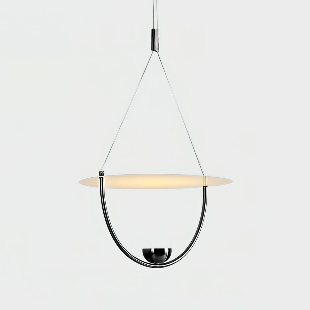 Vecaros zeitgenössische minimalistische Pendelleuchte mit Scheibenform