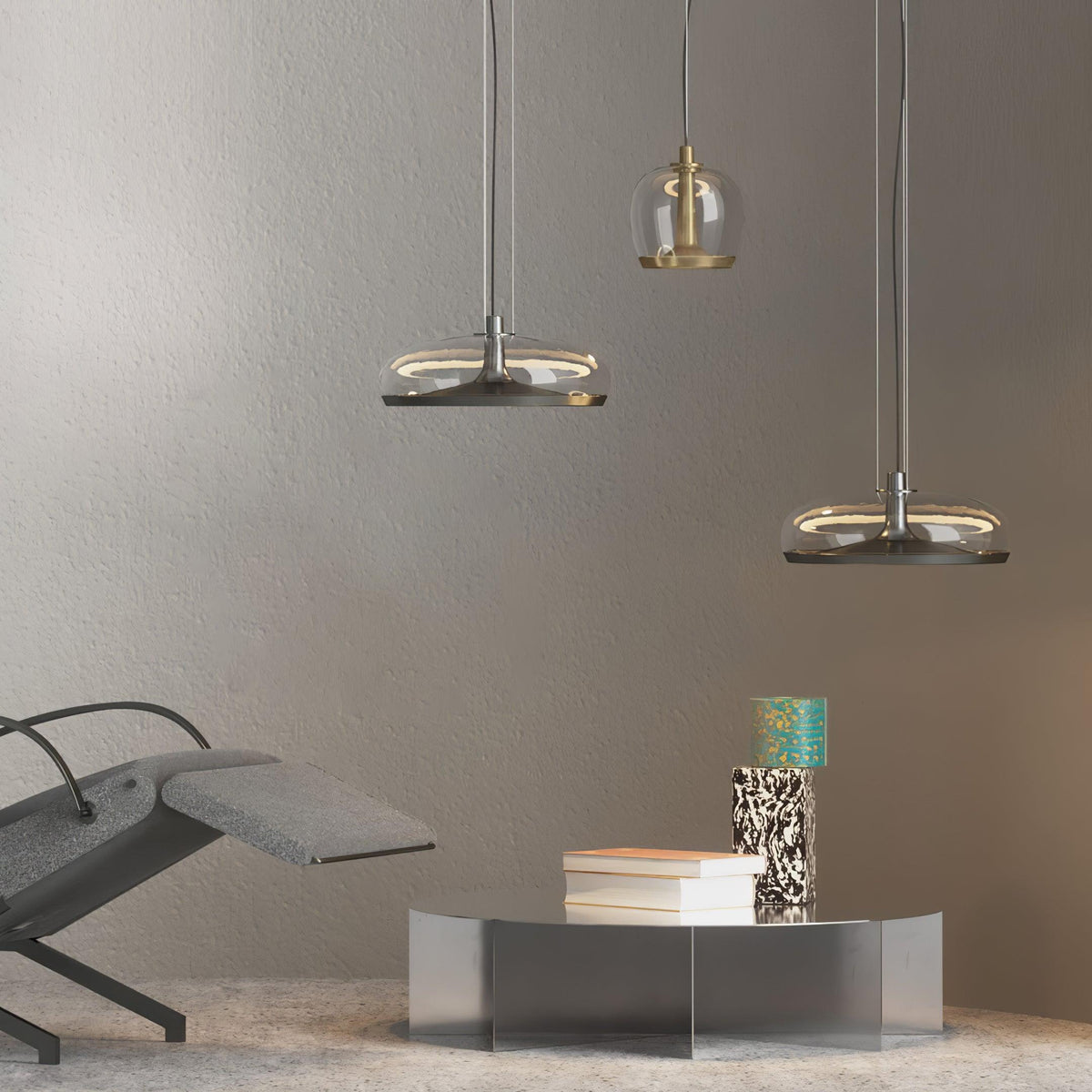 Cotalor zeitgenössische Kunst-LED-Glas-Pendelleuchte