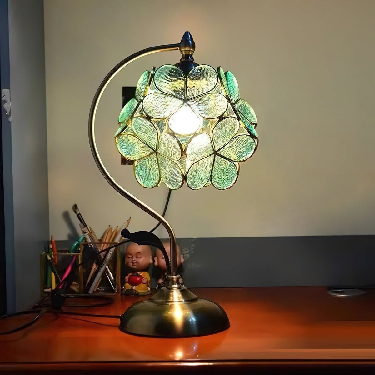 Evenq Tischlampe Aurelia Leaf