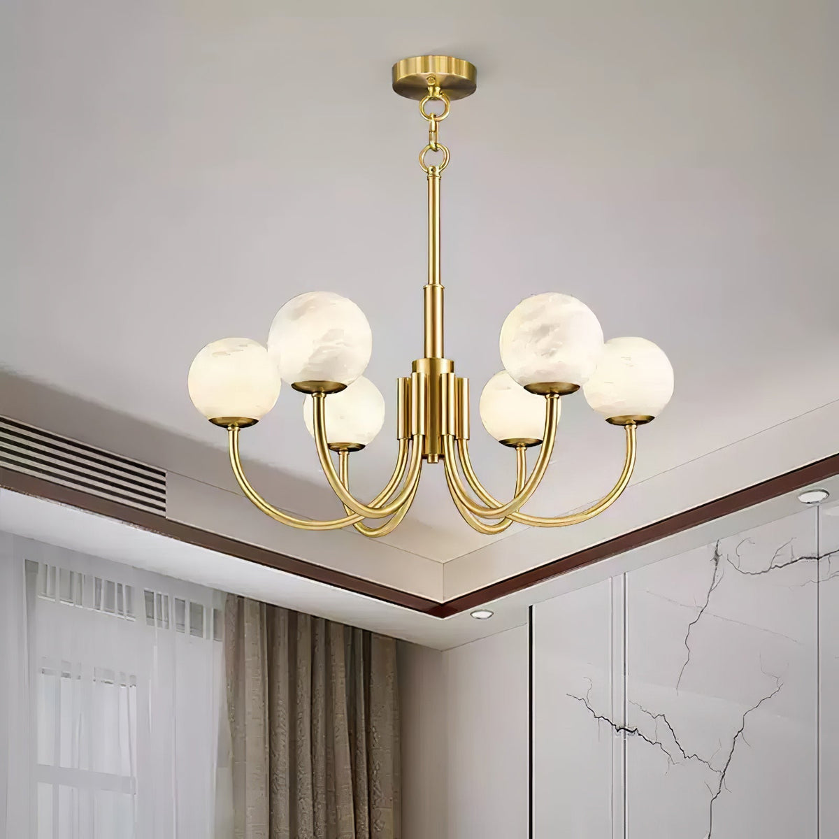 Alira Vintage Alabaster Kronleuchter