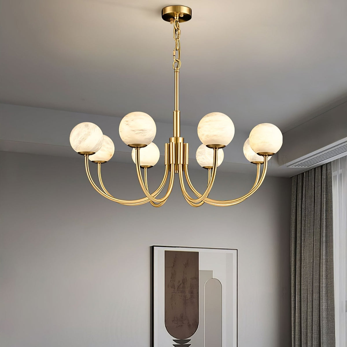 Alira Vintage Alabaster Kronleuchter