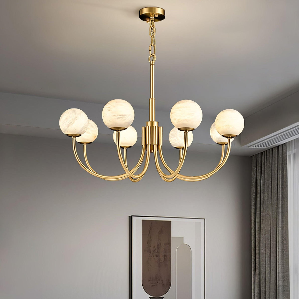 Alira Vintage Alabaster Kronleuchter