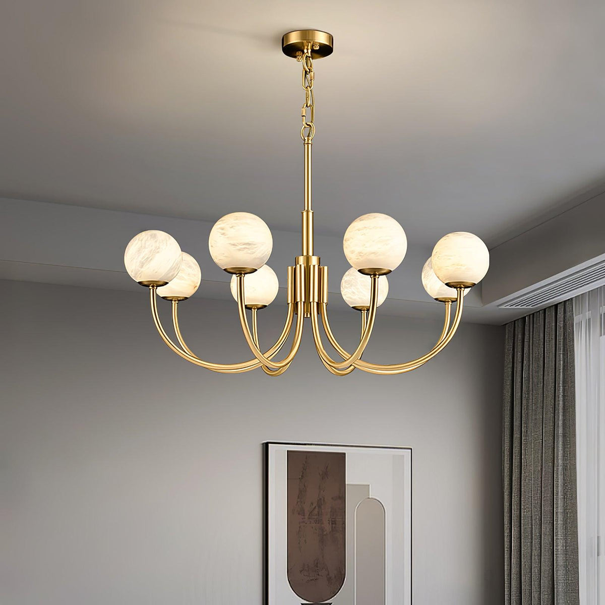 Alira Vintage Alabaster Kronleuchter