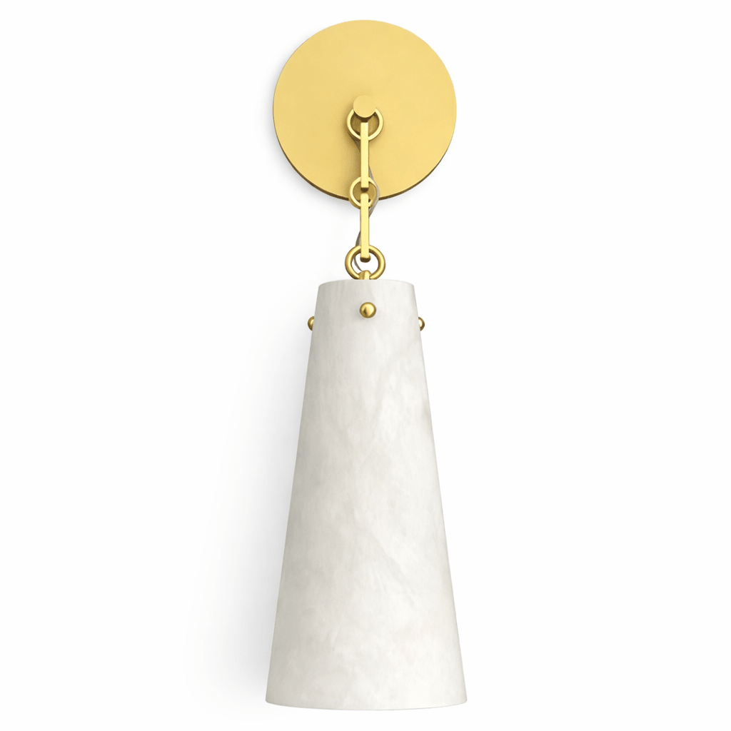 Alborelle verjüngte Alabaster-Wandleuchte