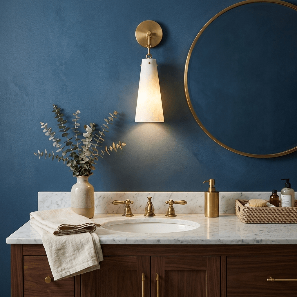 Alborelle verjüngte Alabaster-Wandleuchte
