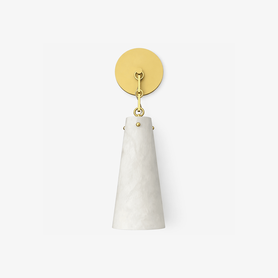 Alborelle verjüngte Alabaster-Wandleuchte