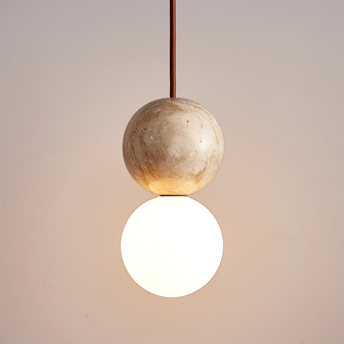 Serinelle Travertine Pendelleuchte
