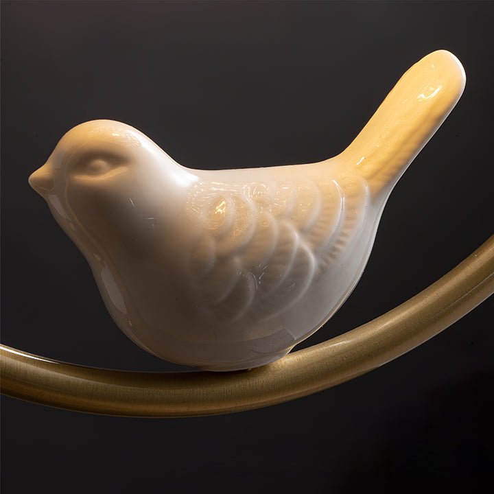 Otis Lineare Kunstkeramik-Vogel-Deckenleuchte