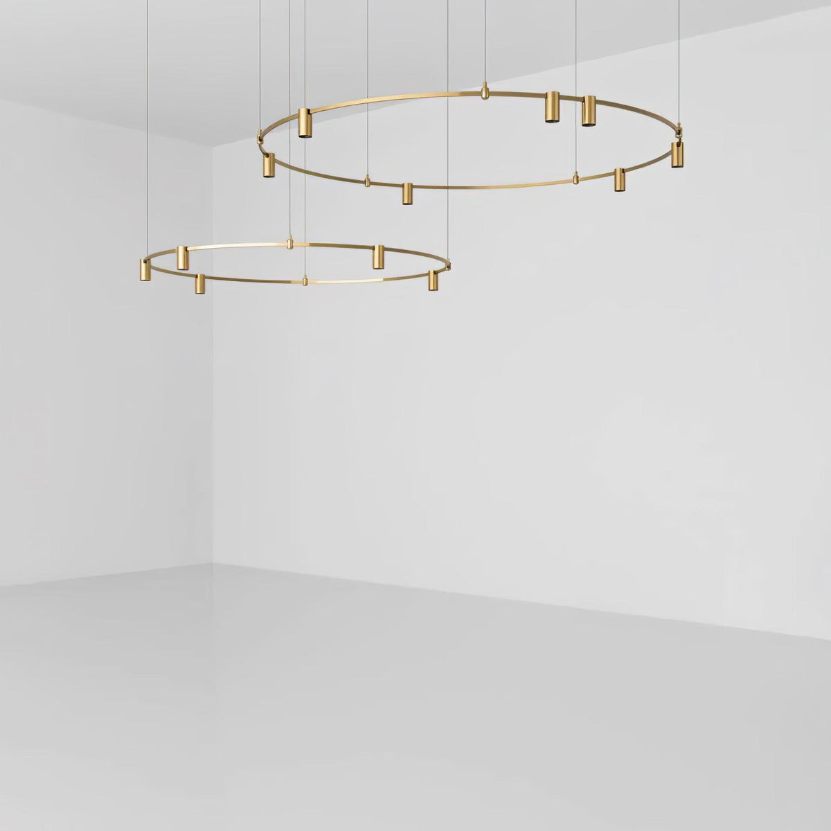 Ivrinir Ringed Messing Pendelleuchte