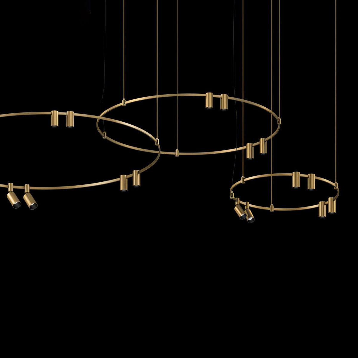 Ivrinir Ringed Messing Pendelleuchte