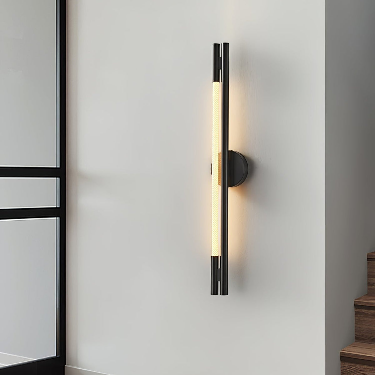 Vavenara zeitgenössische minimalistische Stab-Wandleuchte