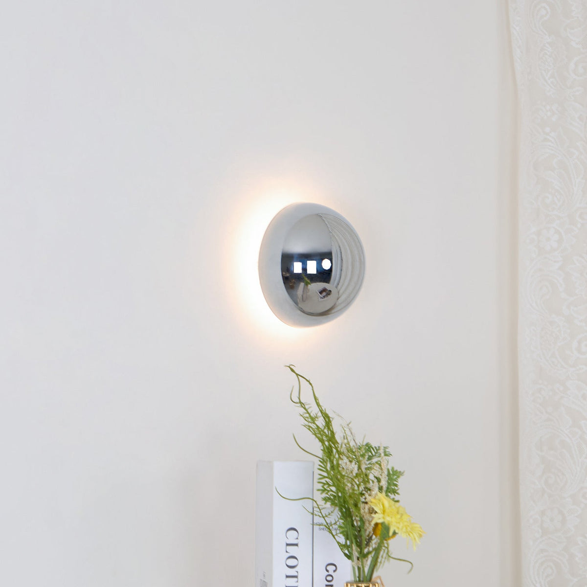 Virixy moderne minimalistische Wandleuchte mit Kugelschirm