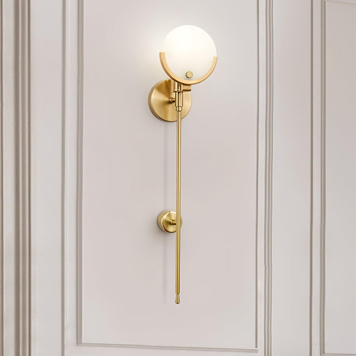Aminex Kugel aus Alabaster Wandleuchte
